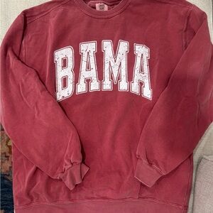 Comfort Colors Bama Crimson Crewneck Sweater